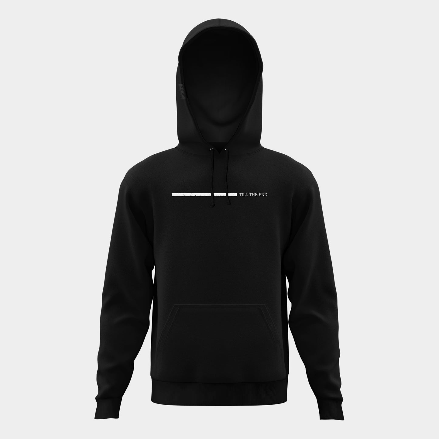 Till the End Black Hoodie