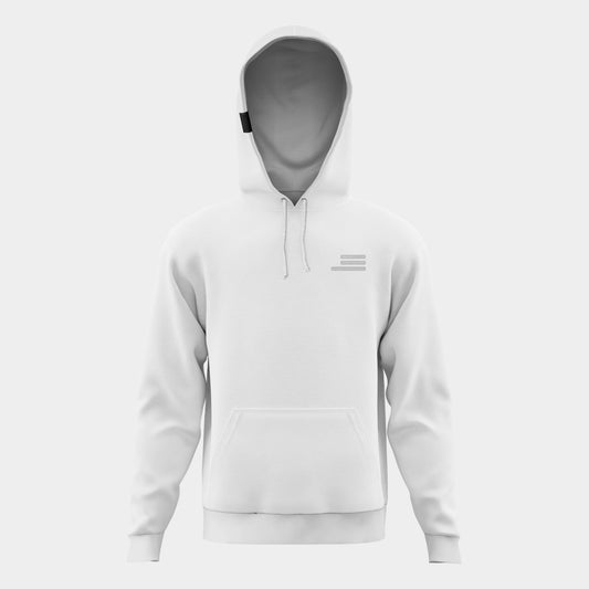 MDNS Brand Essential White Hoodie