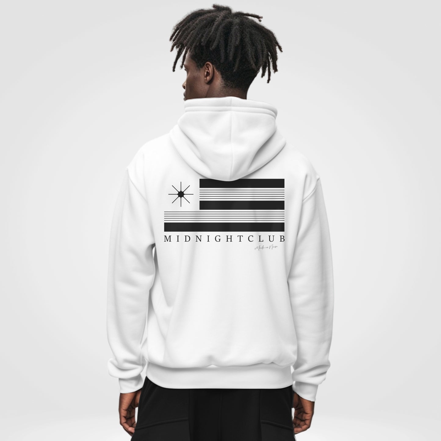 Midnight Club White Hoodie