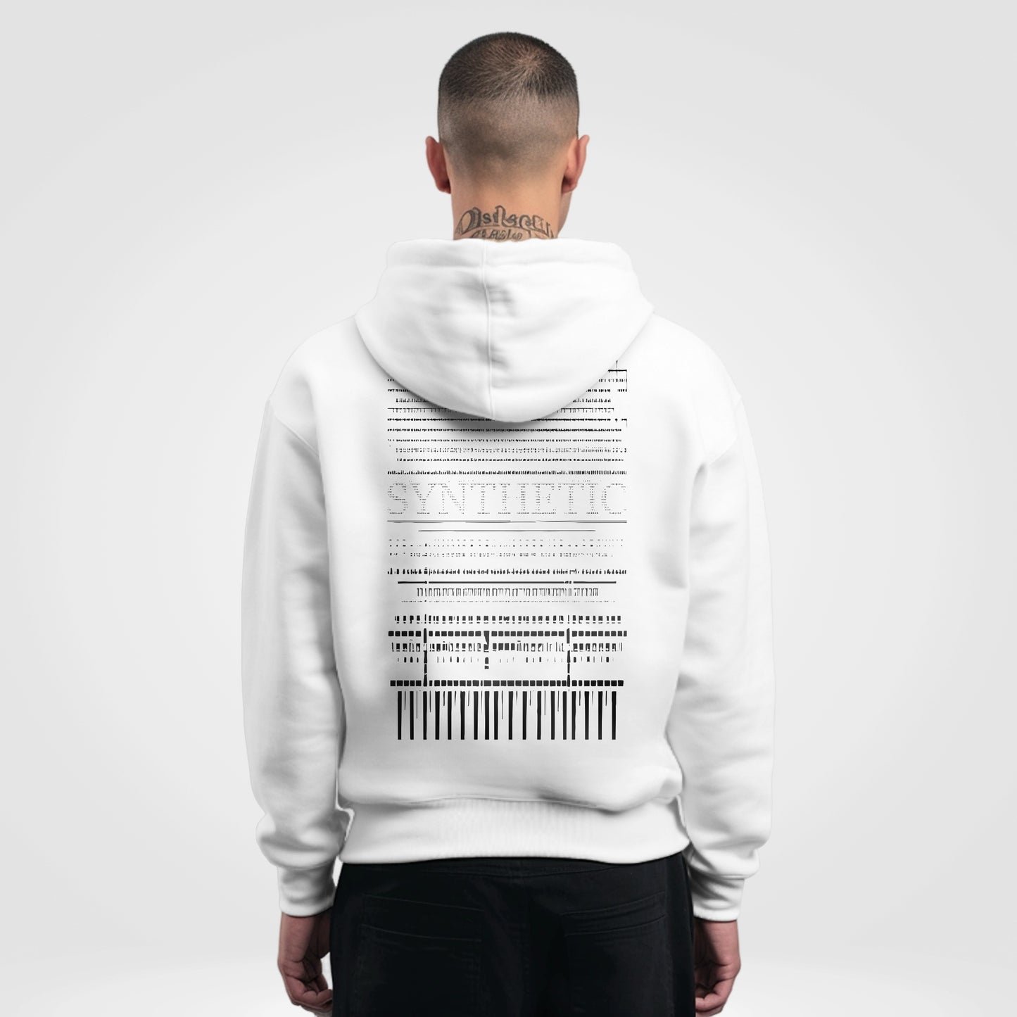 Synthetic White Hoodie