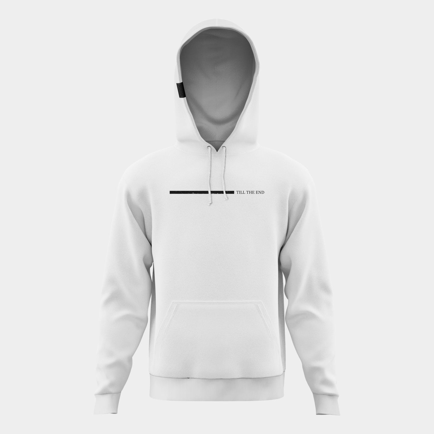 Till the End White Hoodie