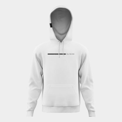 Till the End White Hoodie