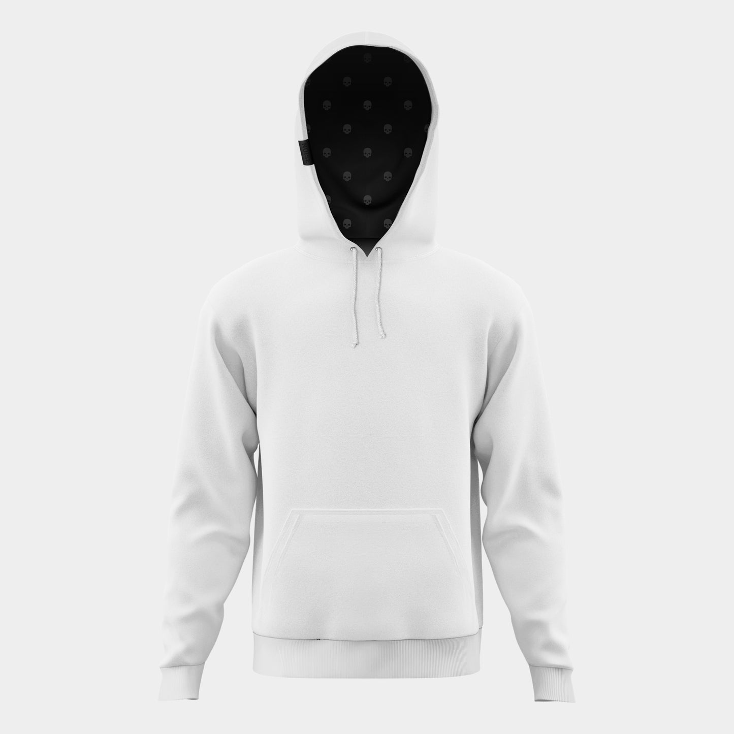 Dark White Hoodie