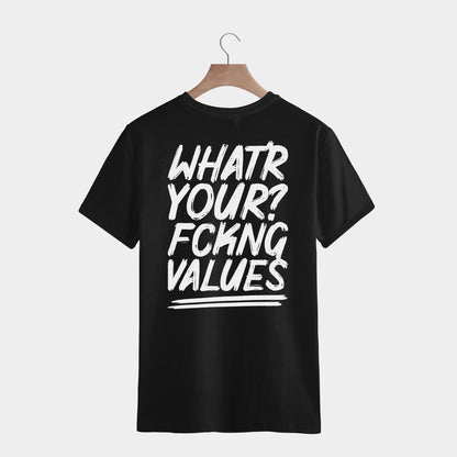 Values Black T-shirt