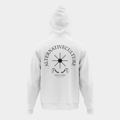 Alternative Culture White Hoodie